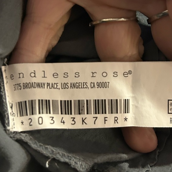 Endless Rose Embroidered Cotton Mini Skirt Boho Chic Scalloped Hem Size S - Picture 7 of 7